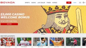 Screenshot of Bovada Online Casino