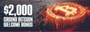 Bitcoin Logo and Ignition Casino Bonus Details