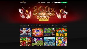 Cherry Gold Casino Homepage