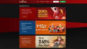 Cherry Gold Casino Bonuses