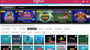 Slots.lv Game Screen