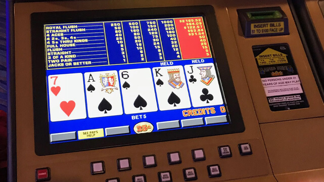 Casino Video Poker Machine