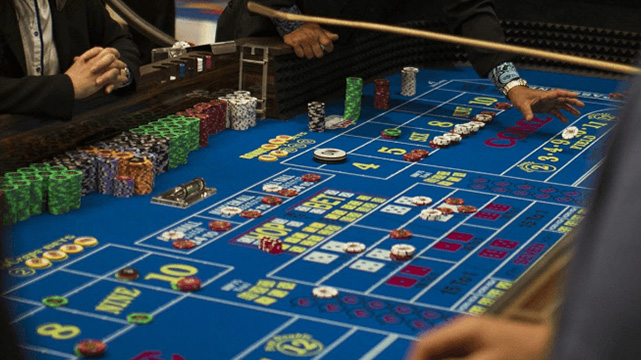 Casino Craps Table