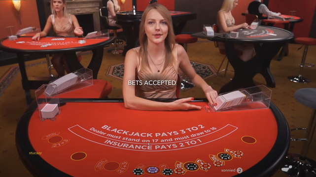 Online Live Dealer Blackjack Table