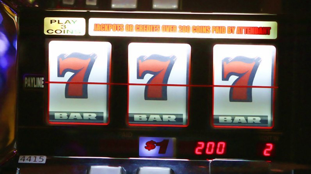 Slot Machine With Triple Sevens