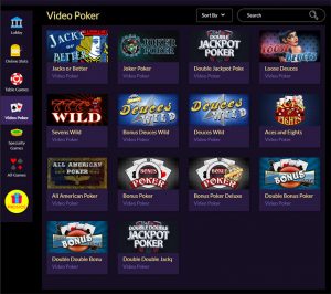 Video Poker Games Offered Online On Royal Ace Casino
